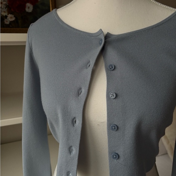 Pale Blue Cardigan - Picture 2 of 3